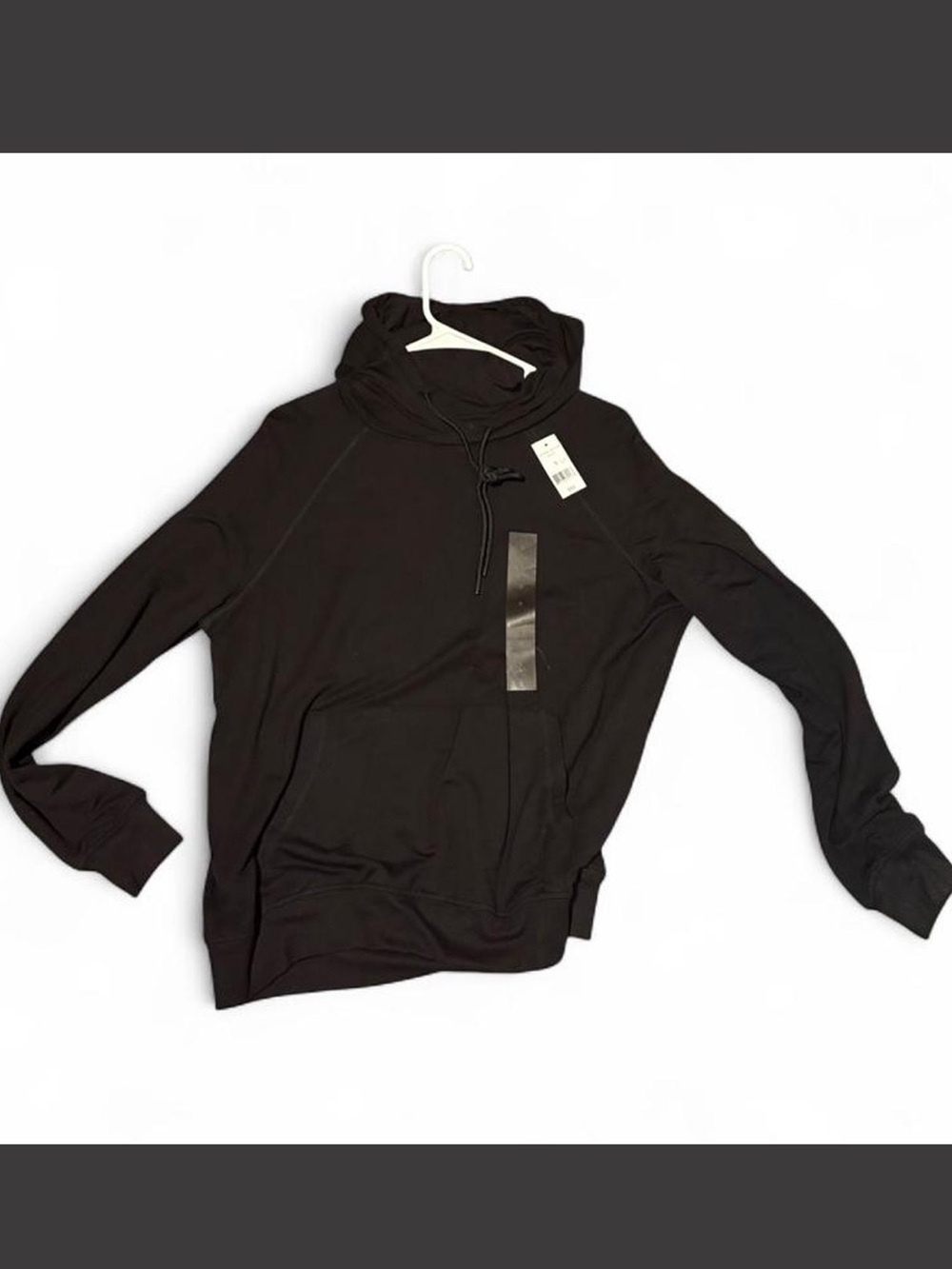 Brand New! Black Hooded Pullover Sweatshirt